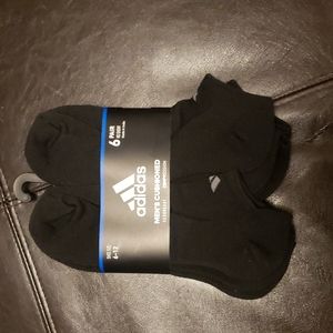 NWT Adidas 6 pack compression no show socks